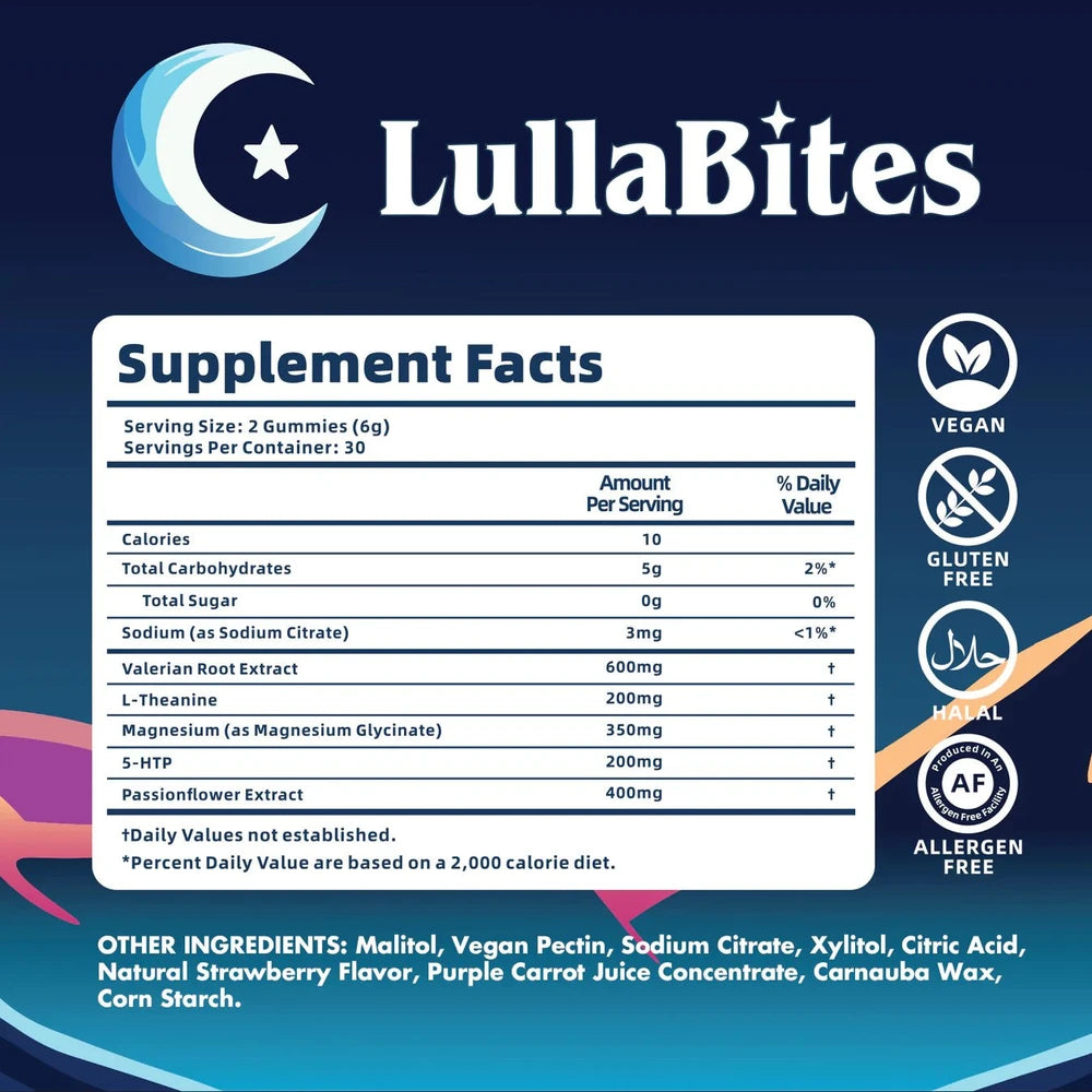 Nurvaia's Melatonin-Free Sleep Gummies